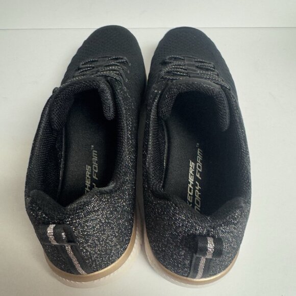 Skechers Womens Virtue Lucent Sneaker Black Size 11 M - Picture 4 of 6